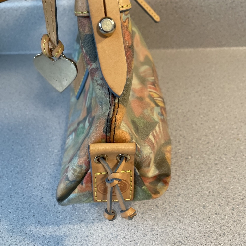 BTG Y2K Dooney & Bourke Satchel Handbag Multicolor Candies Coated Canvas - Picture 9 of 16